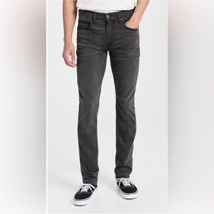 PAIGE Men's Charcoal Lennox Transcend Jeans